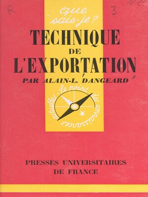 cover image of Technique de l'exportation